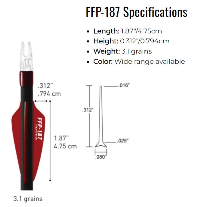 Flex-Archery FFP-187 أجنحة