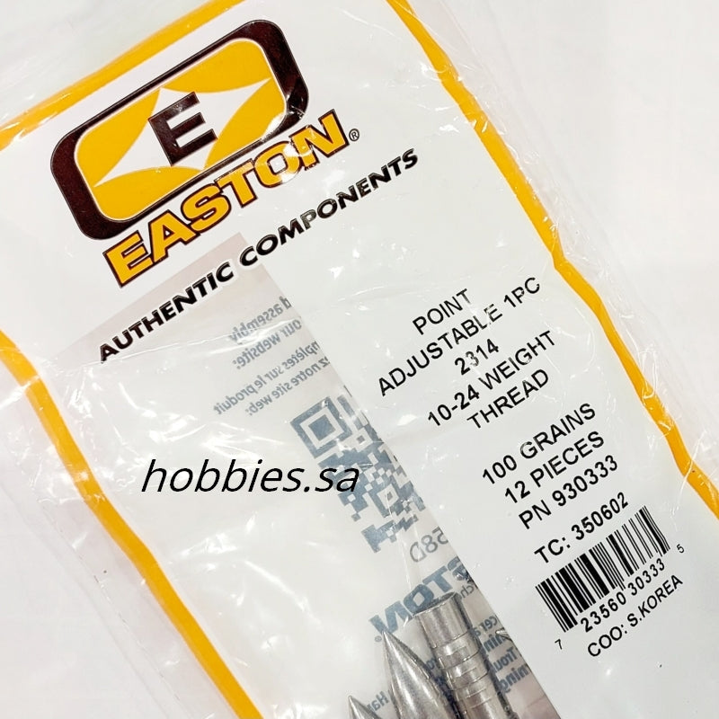 Easton Points Adjustable