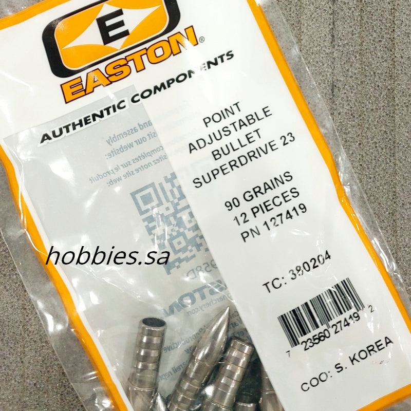 Easton Points Adjustable SuperDrive 23 رأس سهم