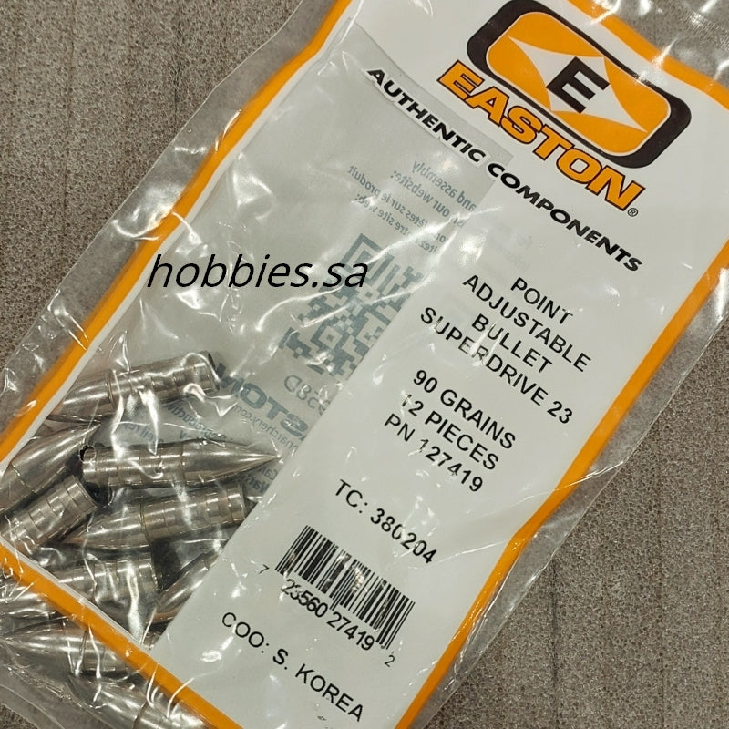 Easton Points Adjustable SuperDrive 23 رأس سهم