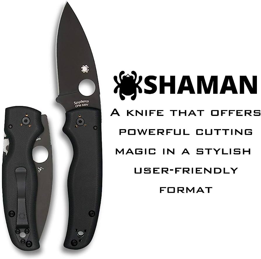 Spyderco SHAMAN C229GPBK