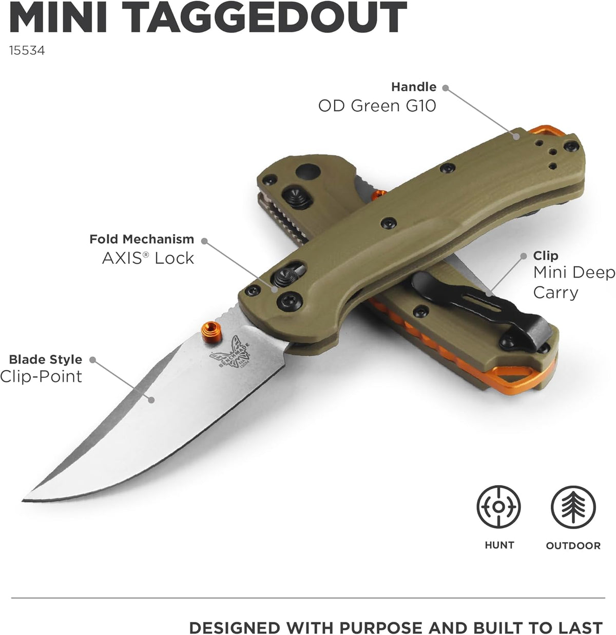 BENCHMADE 15534 mini