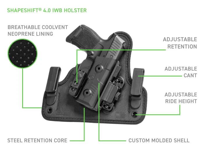 Glock 43X ShapeShift جراب مسدس