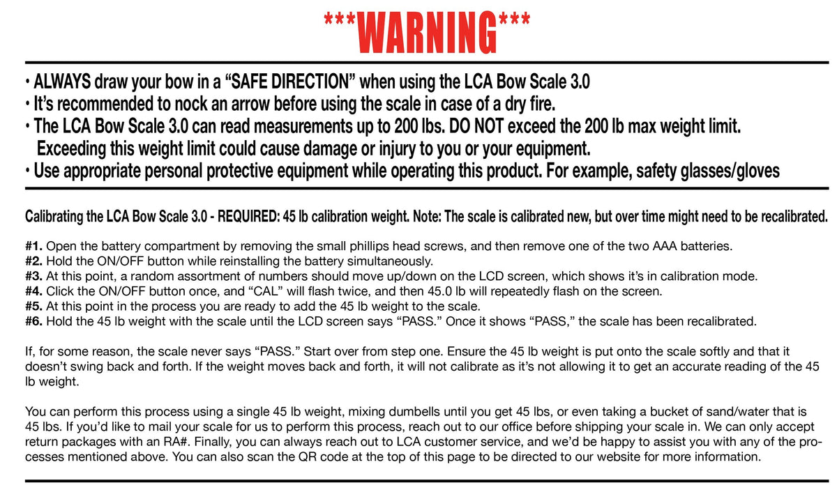 Last Chance Scale 3.0