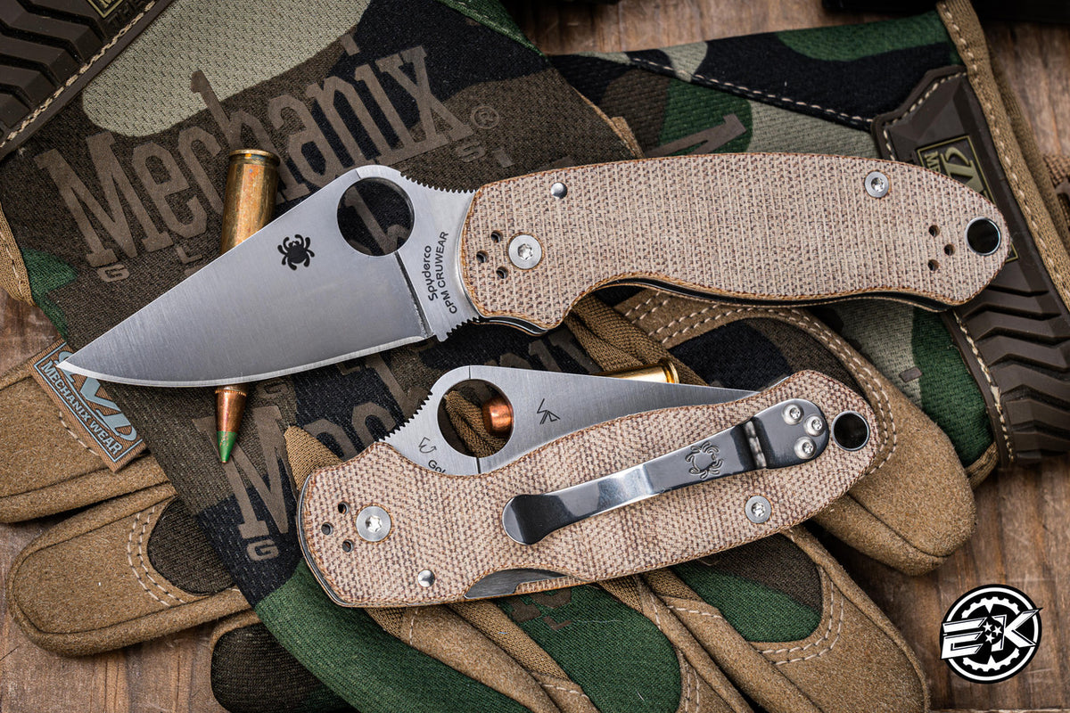 Spyderco Para 3 CruWear سكين
