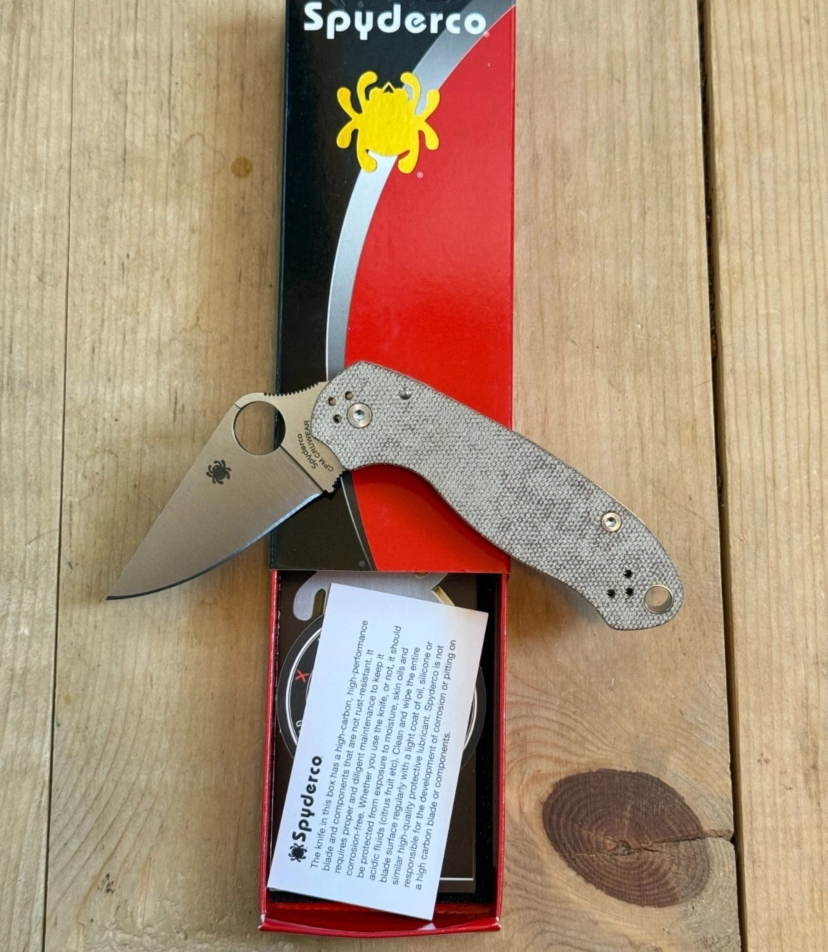 Spyderco Para 3 CruWear سكين