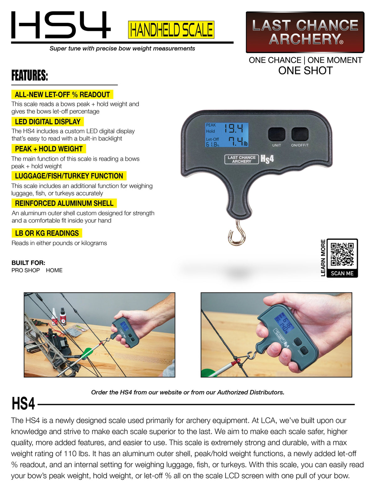 Last Chance scale HS4