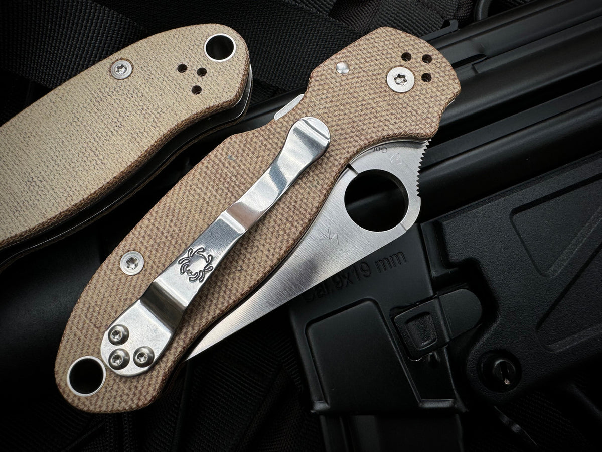 Spyderco Para 3 CruWear سكين