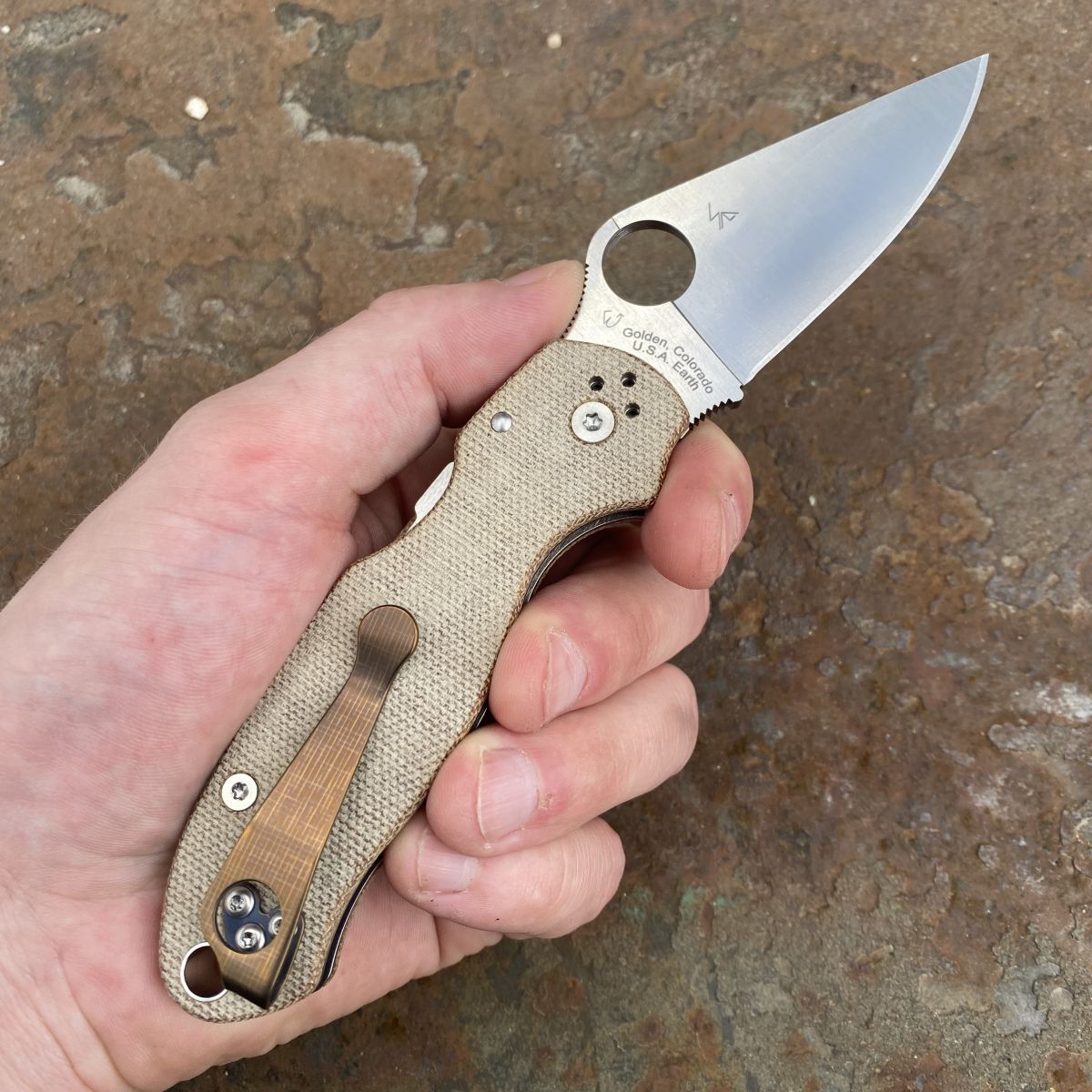 Spyderco Para 3 CruWear سكين