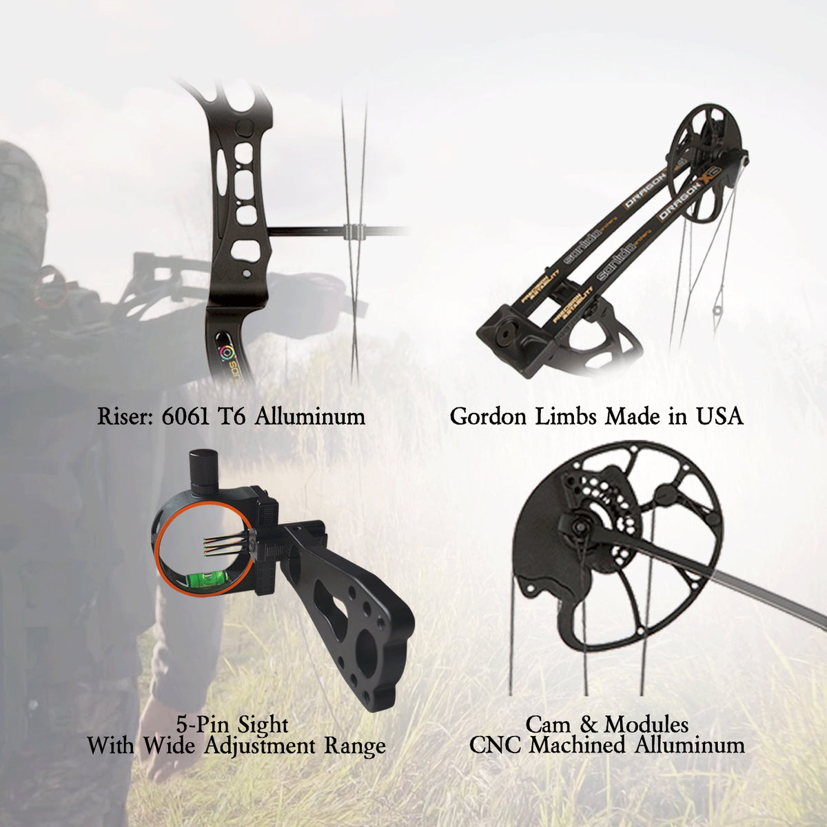 SANLIDA X8 Dragon Compound Bow