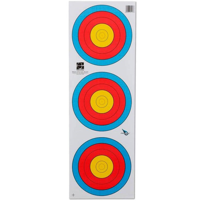 Target Face 3Spots Vertical هدف ورقي ثلاثي رأسي