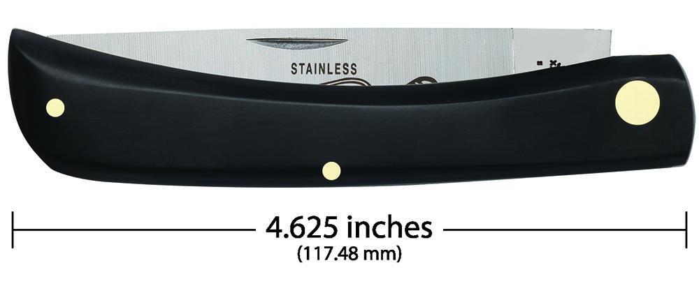 CASE 00092 Jet-Black Synthetic Sod Buster