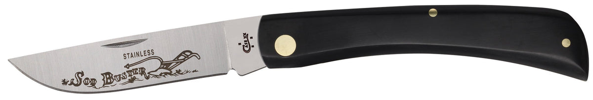 CASE 00092 Jet-Black Synthetic Sod Buster