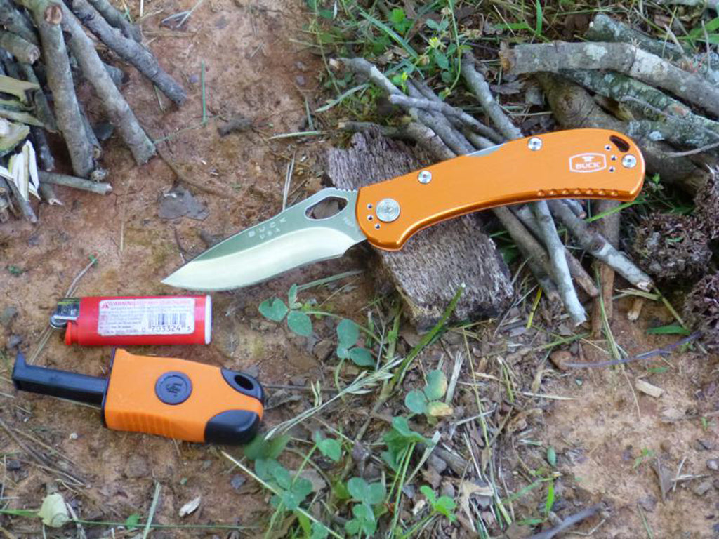 Buck 722 Spitfire Knife Orange