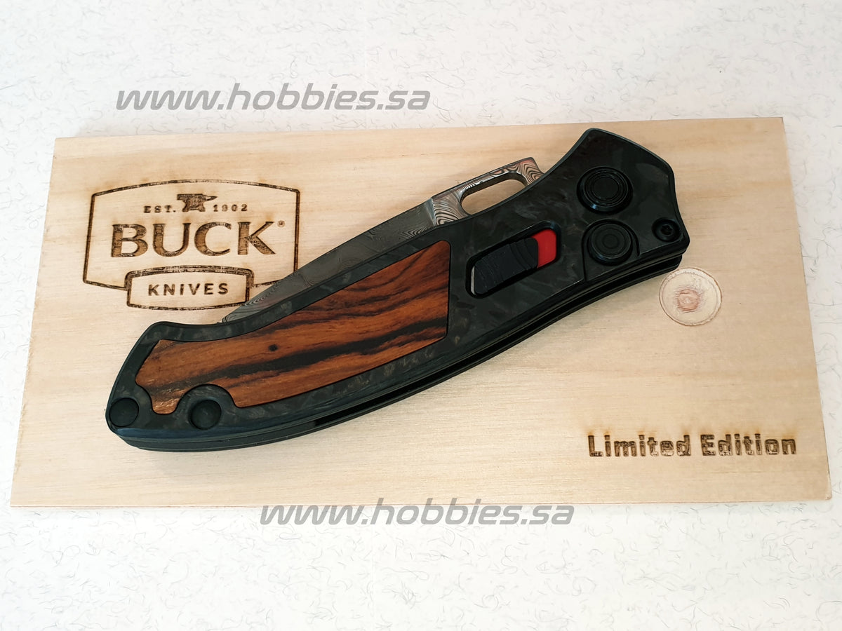 Buck 898CF Limited Damasteel