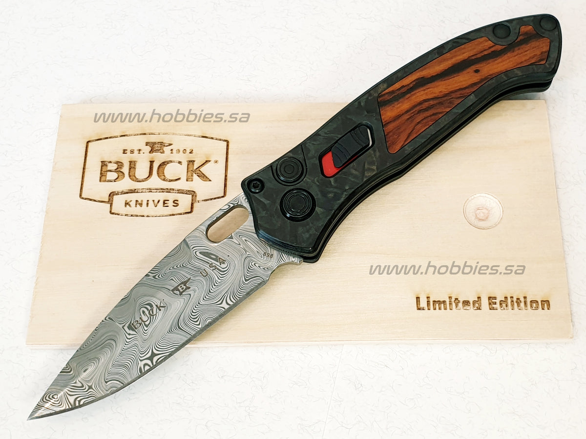 Buck 898CF Limited Damasteel