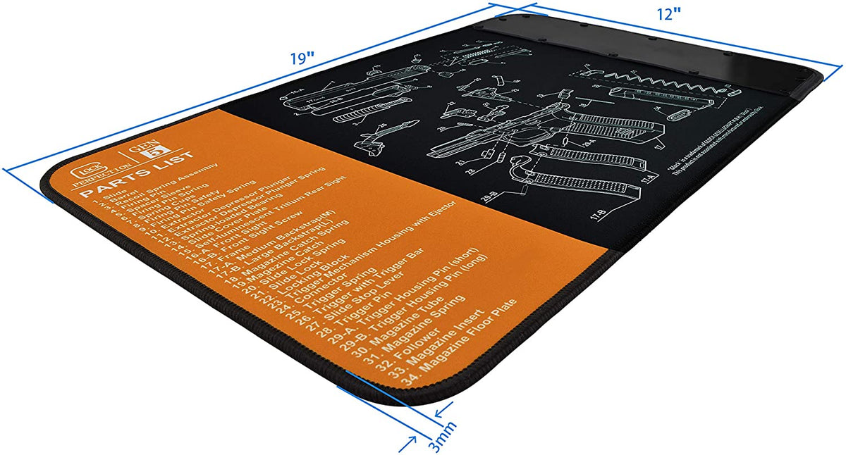 Gun Cleaning Mat / Mouse Pad G5 Glock