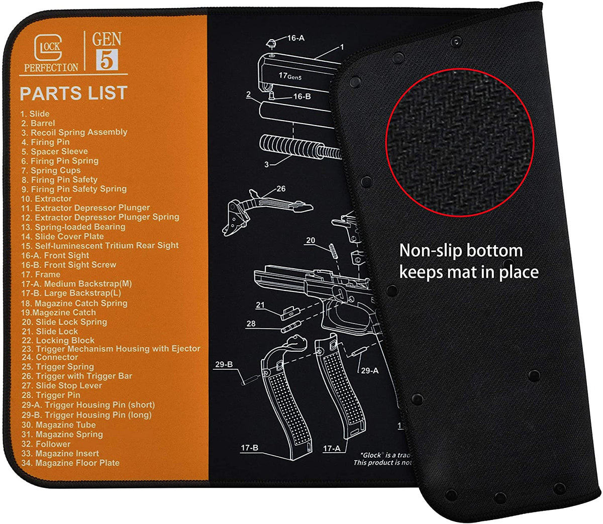 Gun Cleaning Mat / Mouse Pad G5 Glock
