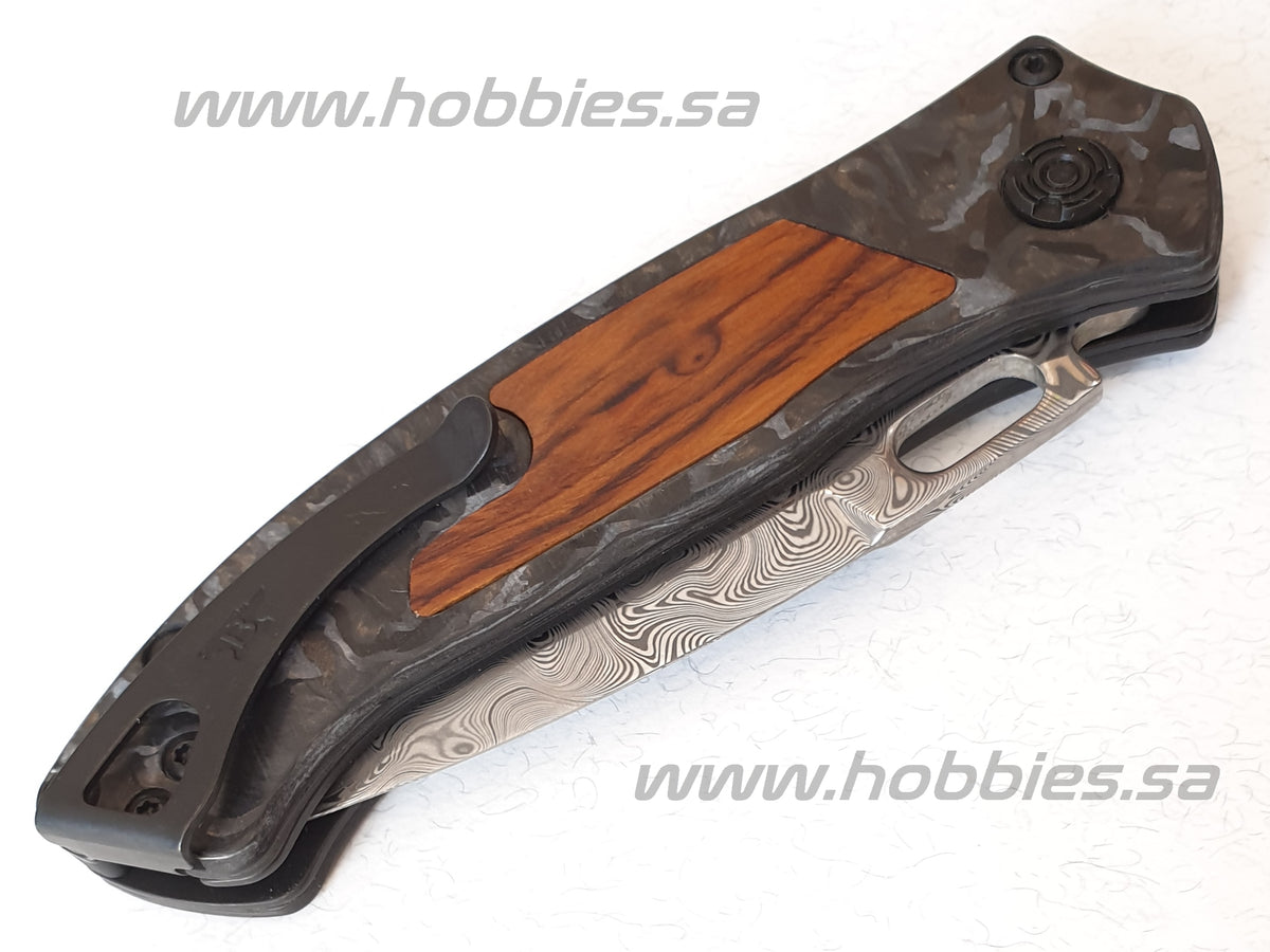 Buck 898CF Limited Damasteel