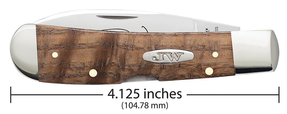 CASE 10704 John Wayne Smooth Curly Oak Tribal Lock