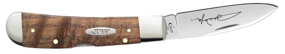 CASE 10704 John Wayne Smooth Curly Oak Tribal Lock