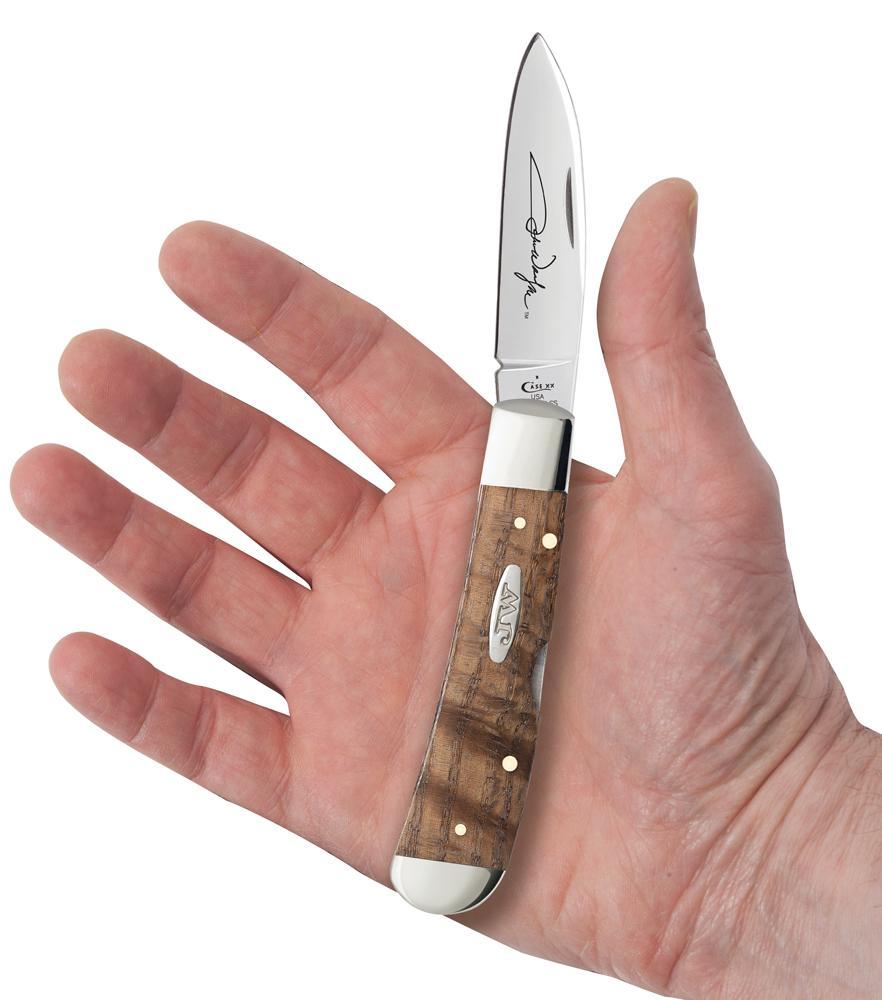 CASE 10704 John Wayne Smooth Curly Oak Tribal Lock