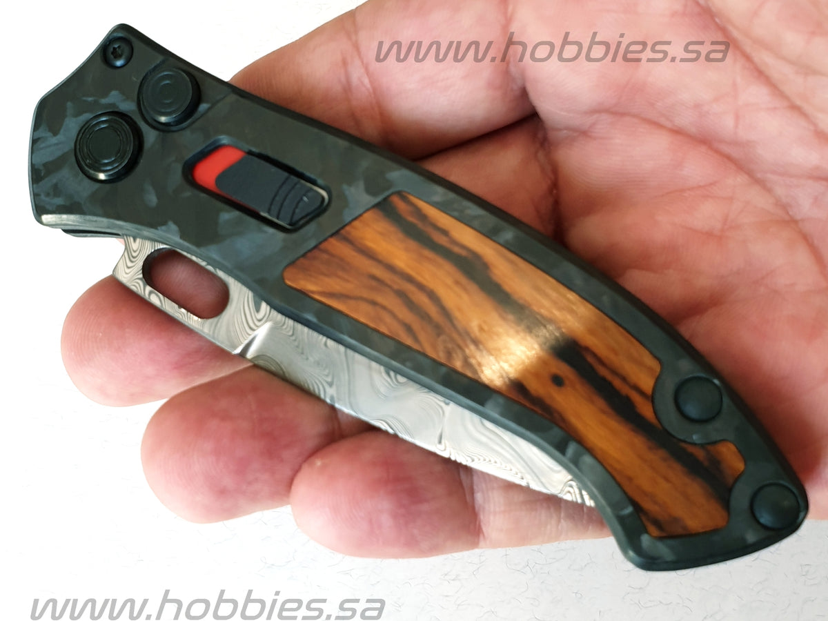 Buck 898CF Limited Damasteel