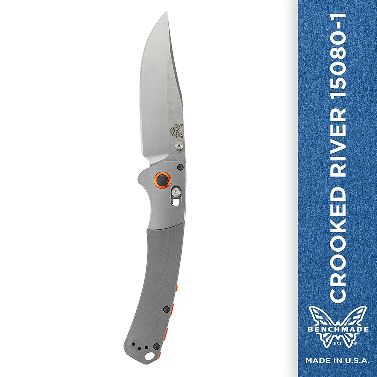 BENCHMADE 15080-1 Crooked River knife