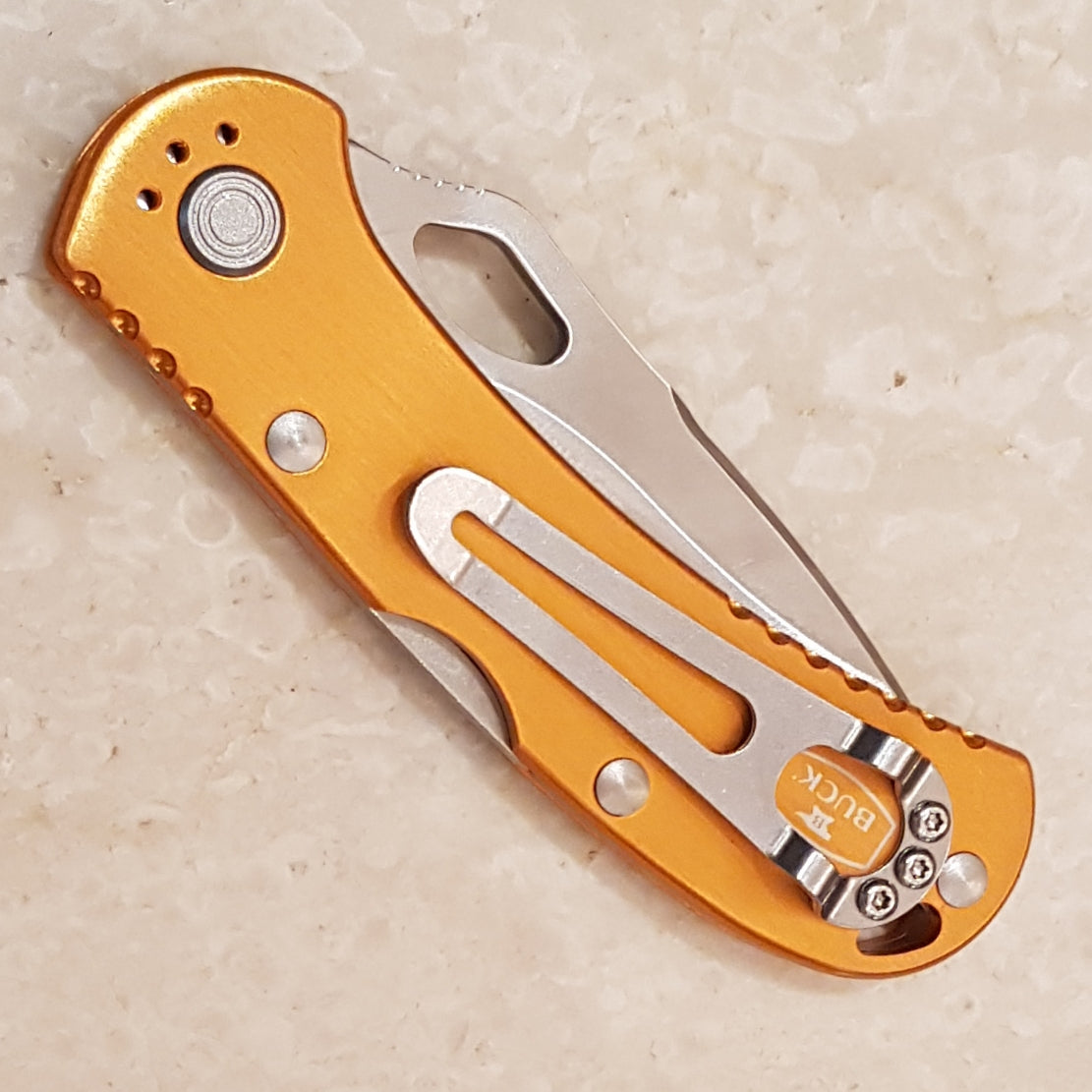 Buck 722 Spitfire Knife Orange