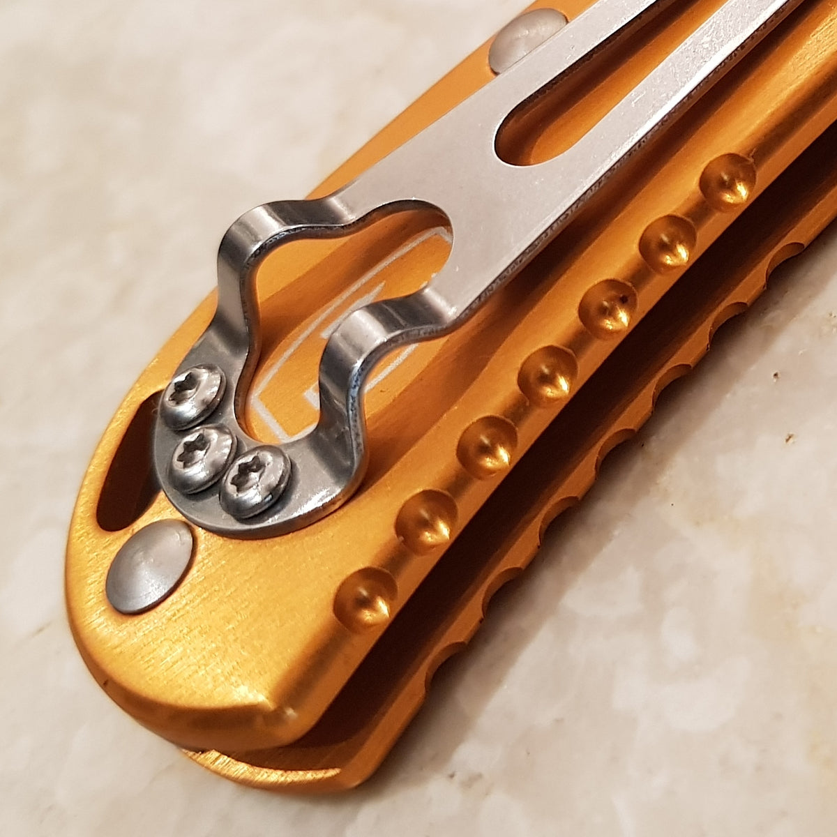 Buck 722 Spitfire Knife Orange