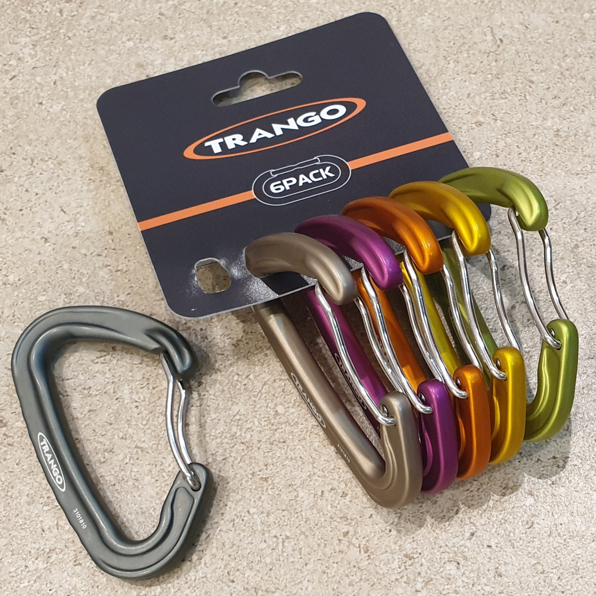 TRANGO Carabiners 6 pack