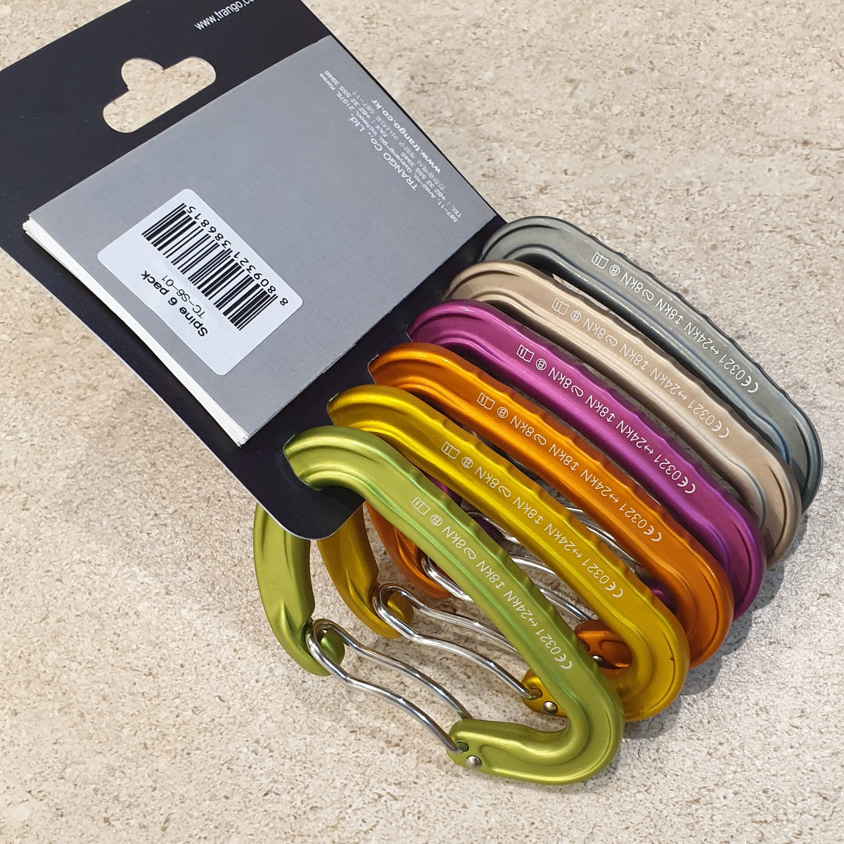 TRANGO Carabiners 6 pack