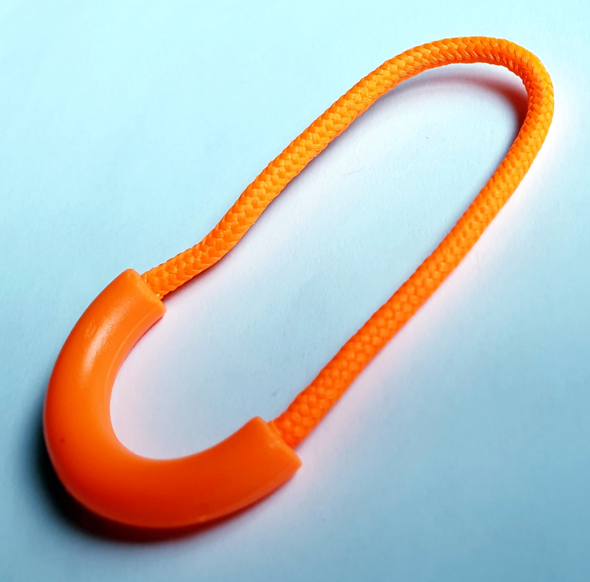 Zipper Pulls Large 4pcs Orange