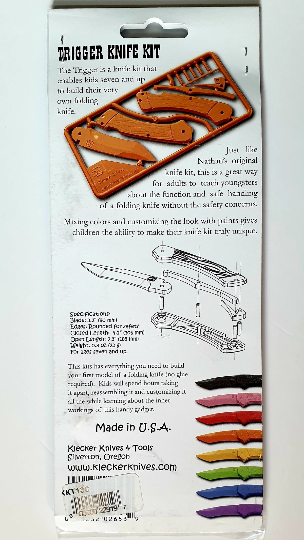 Klecker Trigger Plastic Knife Kit