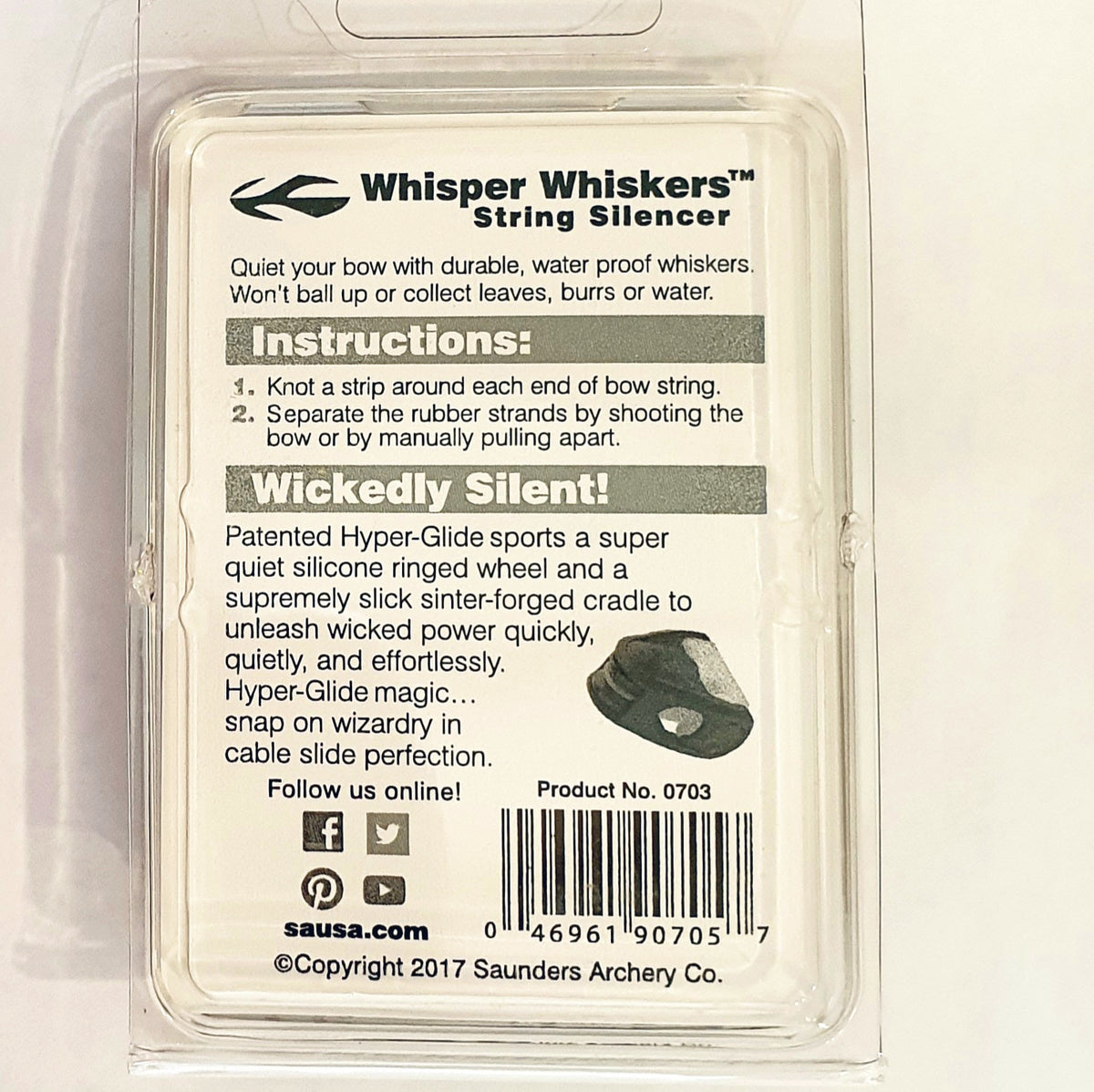 SAUNDERS String Whiskers مخفض صوت