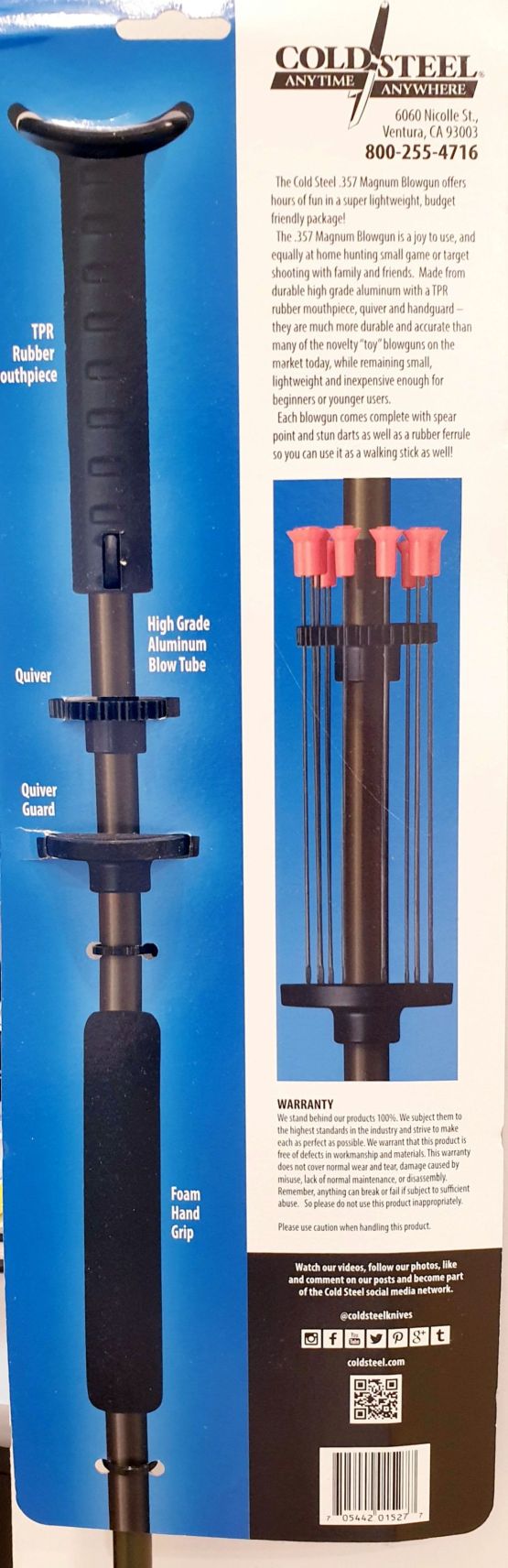 Cold Steel Magnum Blowgun نافخ أسهم