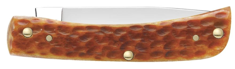 CASE 23003 Pocket Worn Whiskey Bone Standard Jig Chrome Vanadium Sod Buster Jr