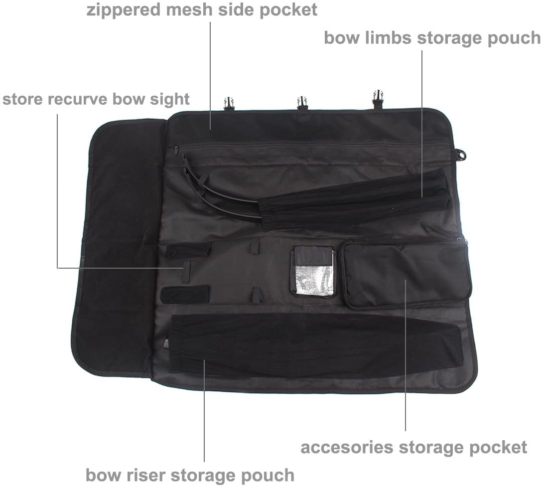 QULIANGJIA Bow Roll-Up Case / Bag حقيبة قوس