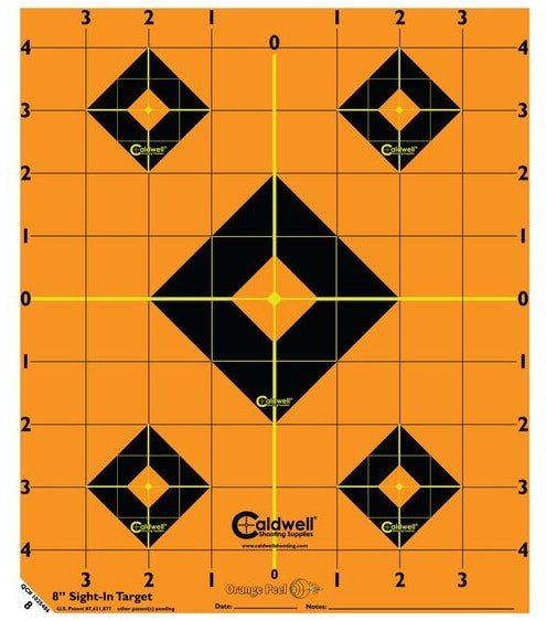 CALDWELL Target 8" 5 Pack هدف رماية ورقي
