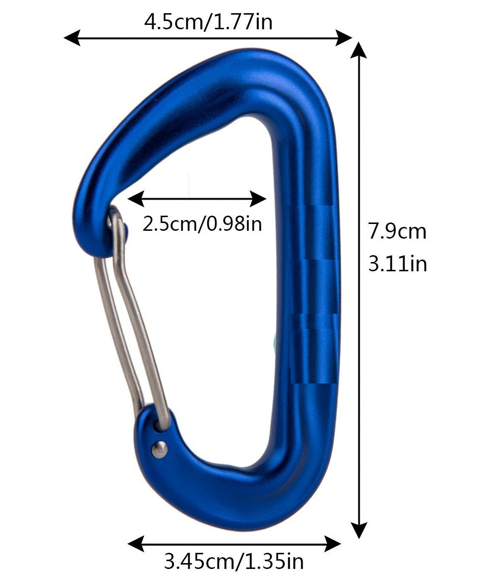 Carabiner 80mm Alum HQ
