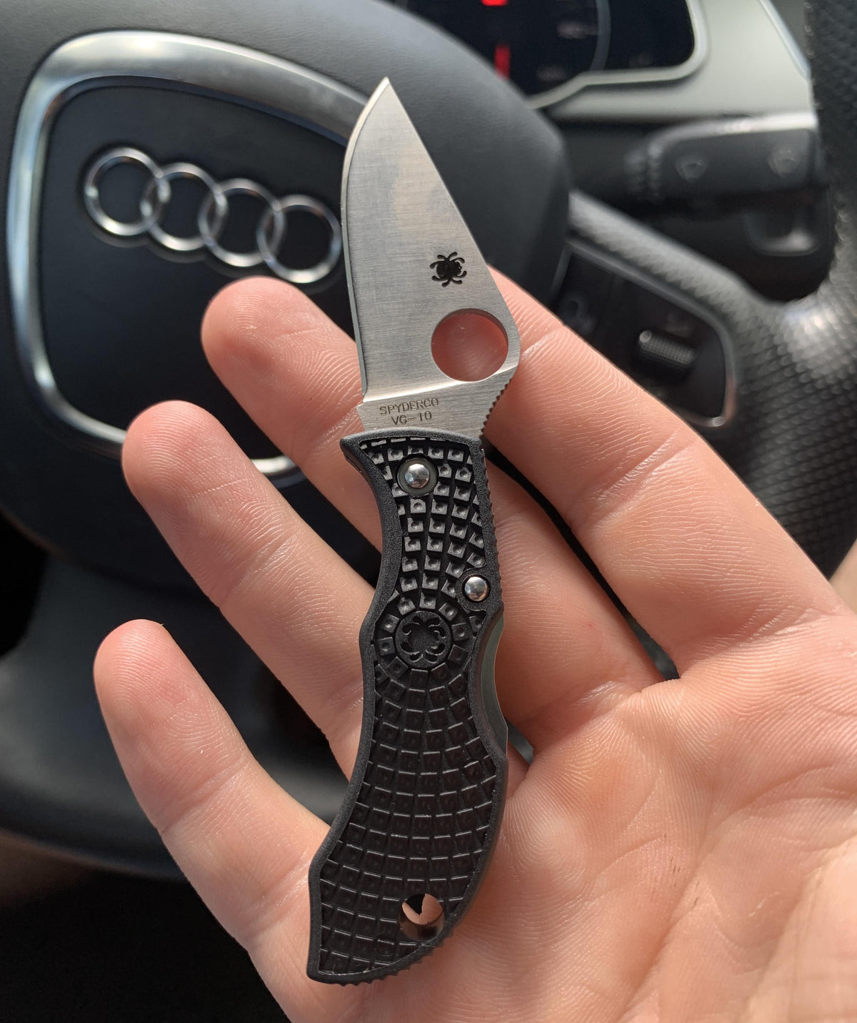 Spyderco ManBug Black knife