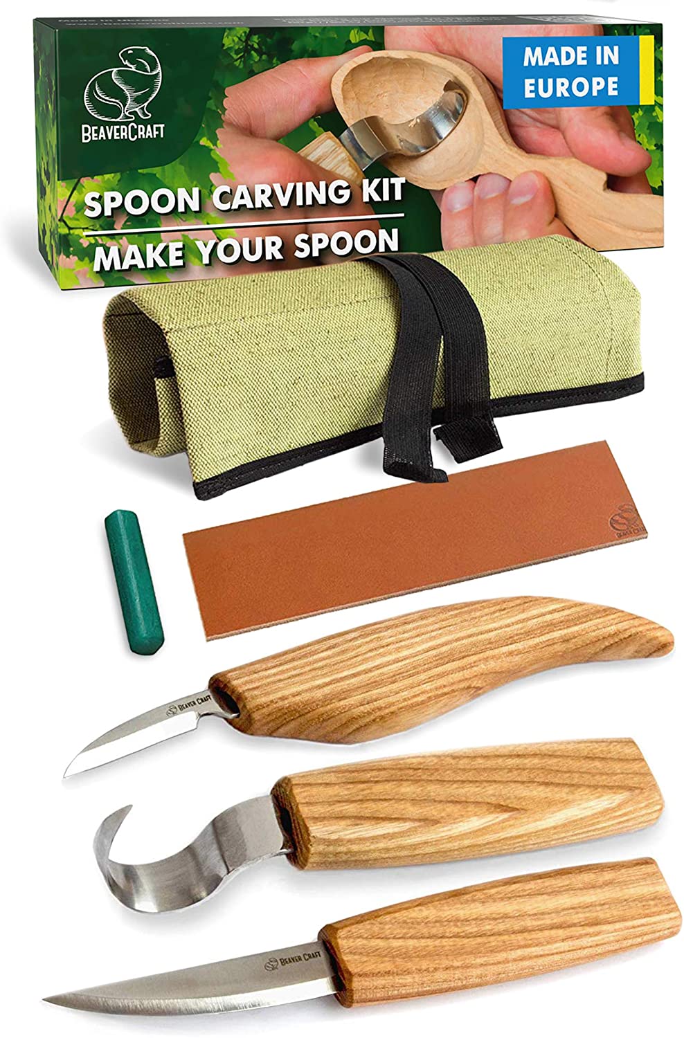 Beaver Craft S13 Wood Carving Set