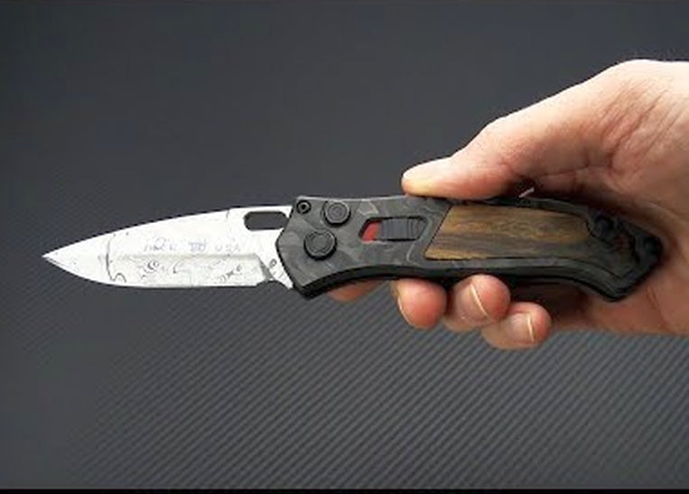 Buck 898CF Limited Damasteel