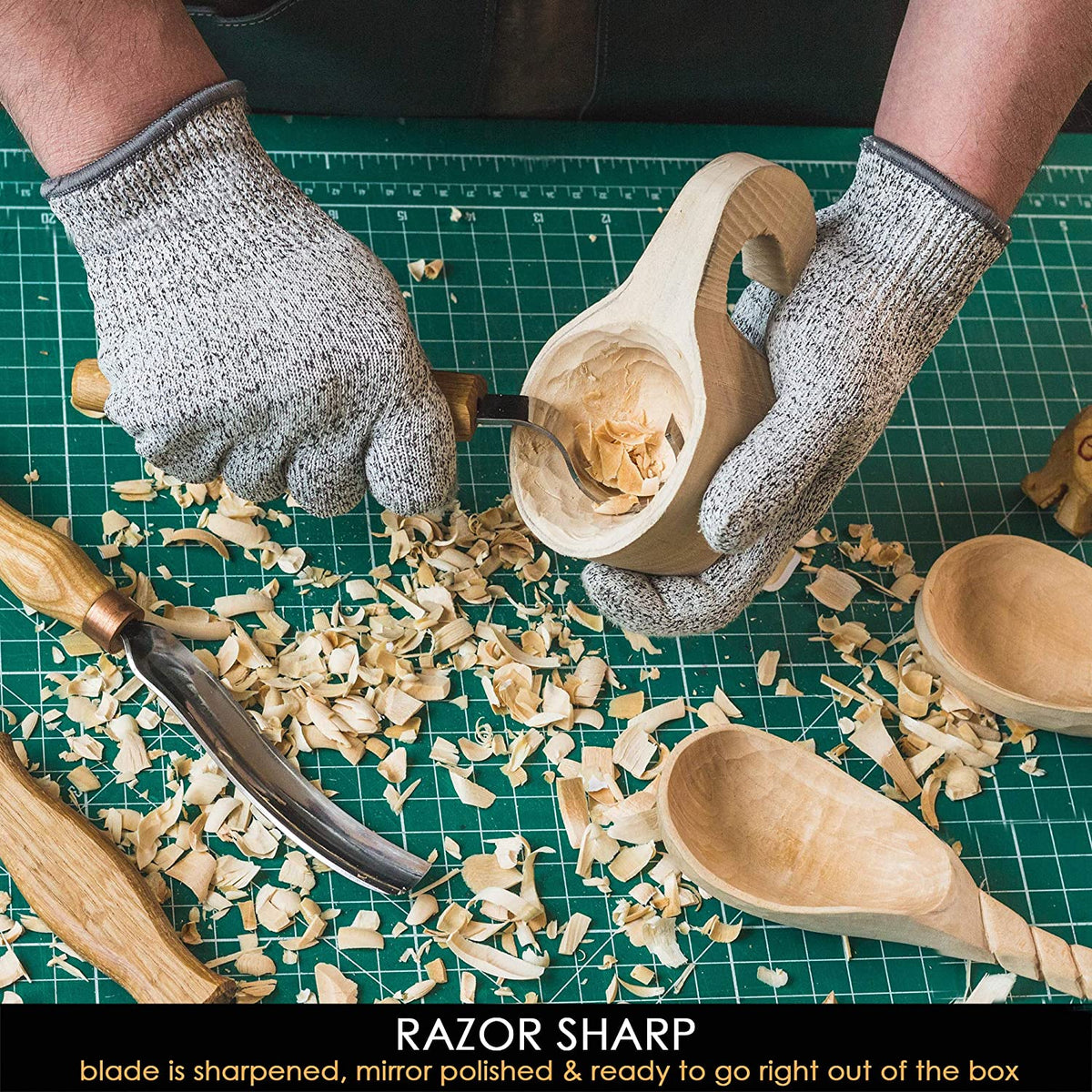 Beaver Craft S14 Wood Carving Set