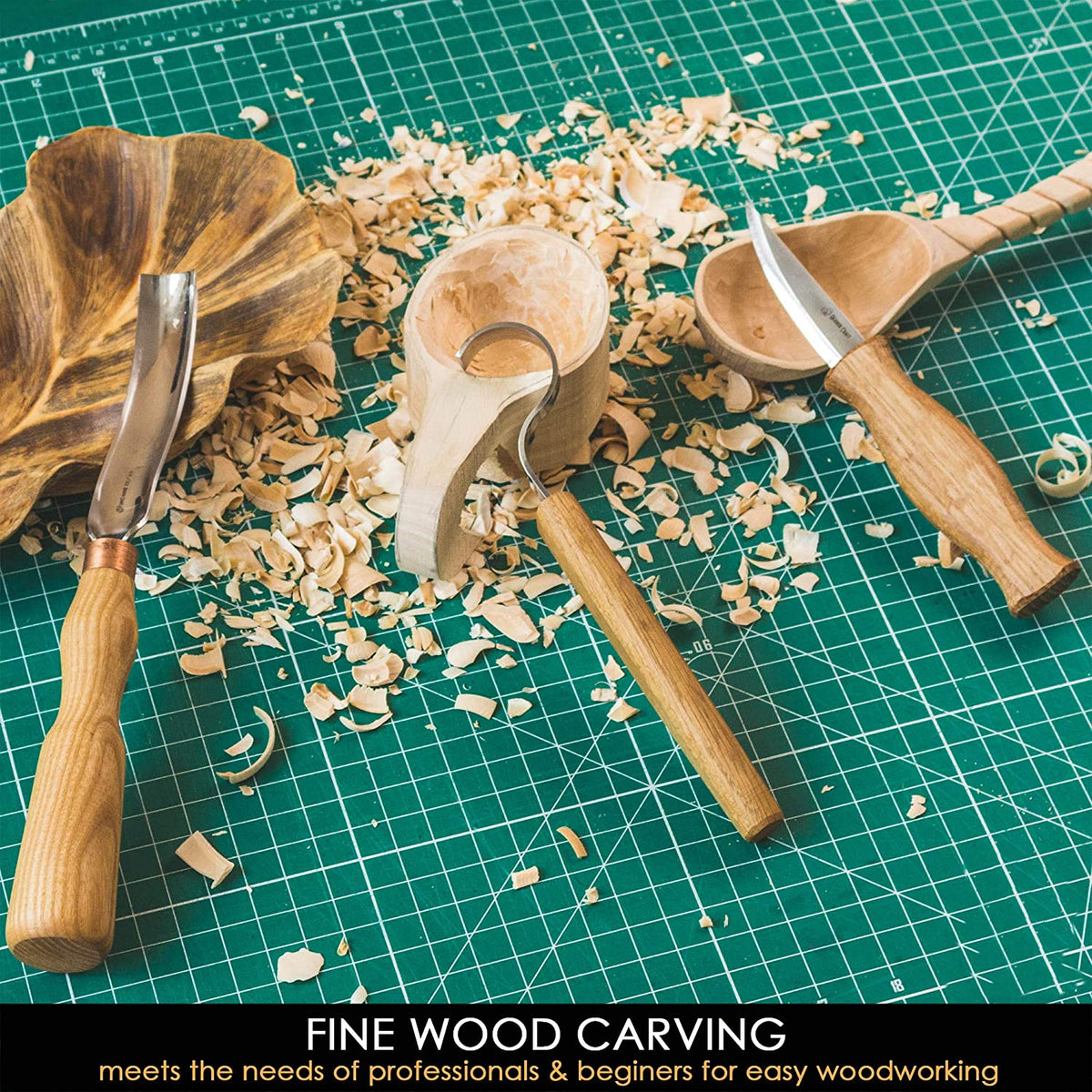 Beaver Craft S14 Wood Carving Set