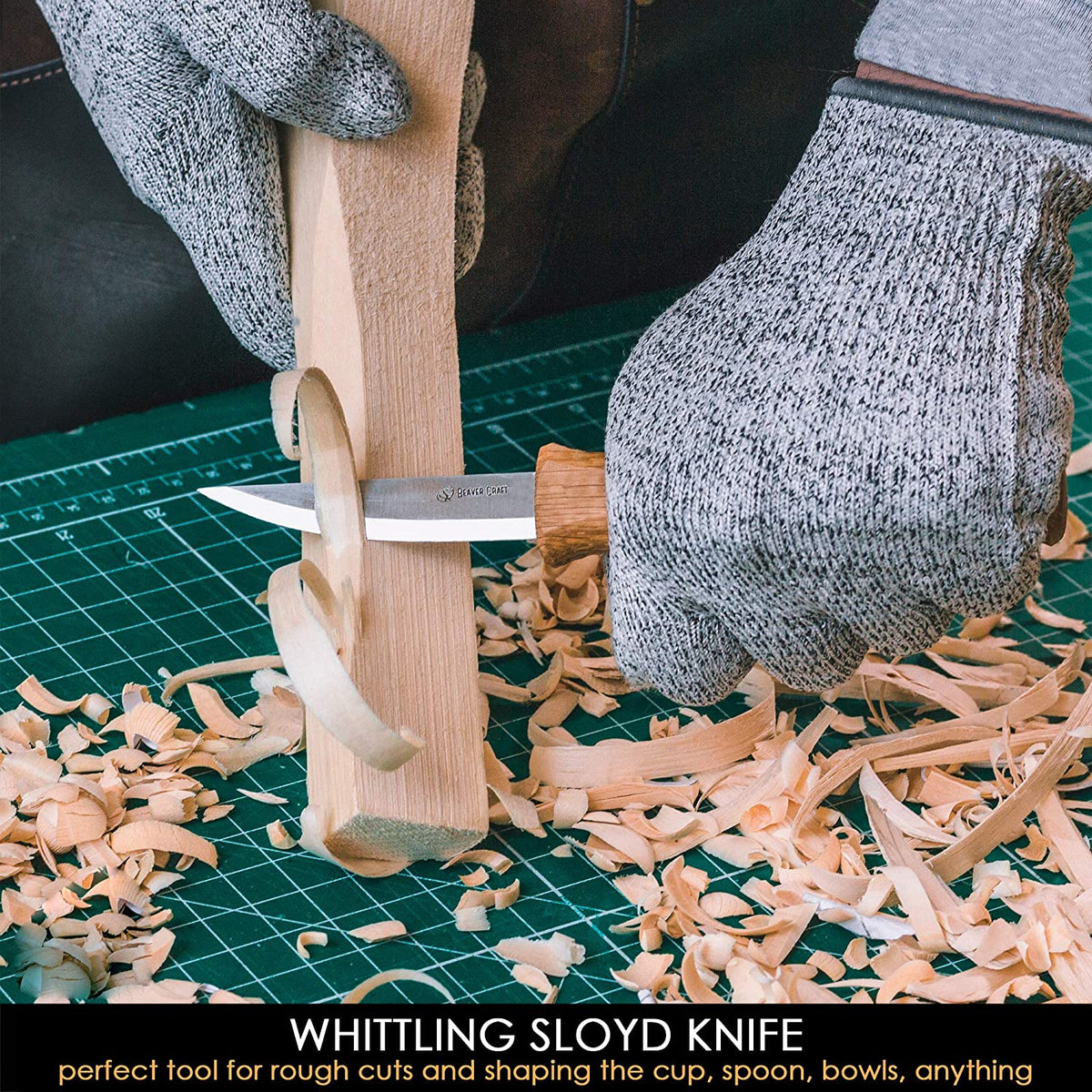 Beaver Craft S14 Wood Carving Set