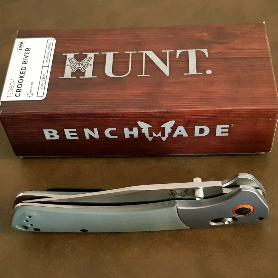 BENCHMADE 15080-1 Crooked River knife