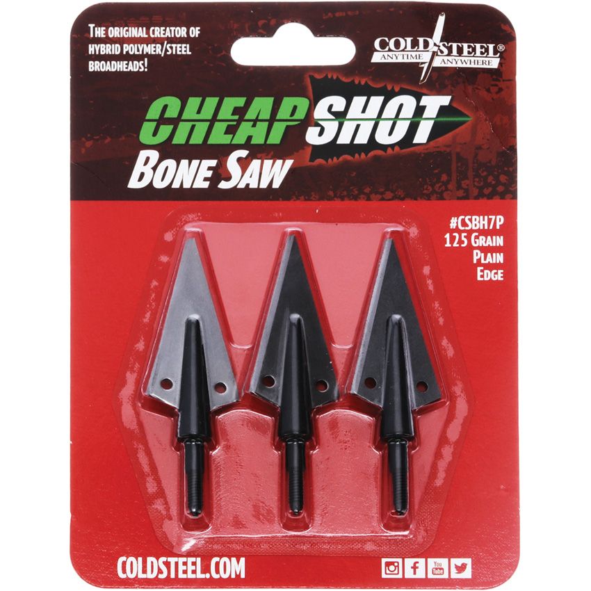 Cold Steel CSBH7P Broadhead رأس سهم