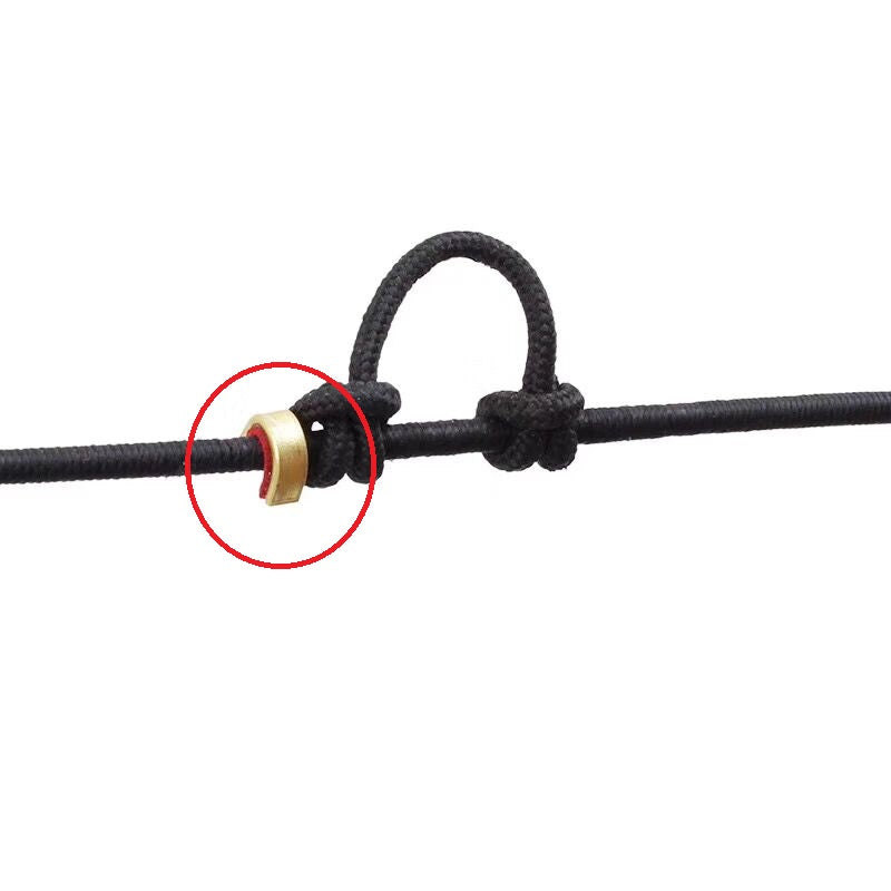 String Nock Brass حلقات تثبيت