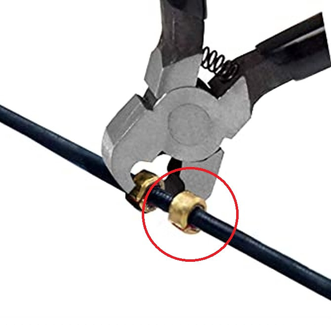 String Nock Brass حلقات تثبيت